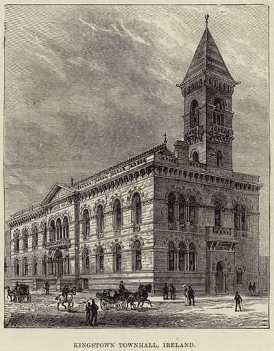 Stadhuis van Kingstown, Ierland door Frank Watkins